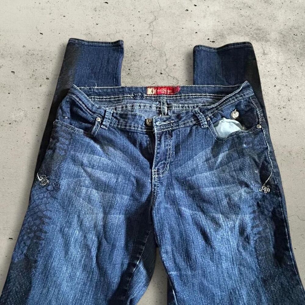 Apple-bottoms Women's Blue and Navy Jeans